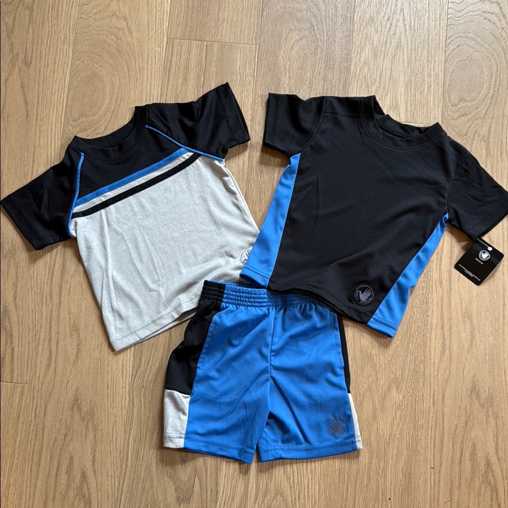 Body Glove Black and Blue Kids' Athletic Set Size 12 Months NWT